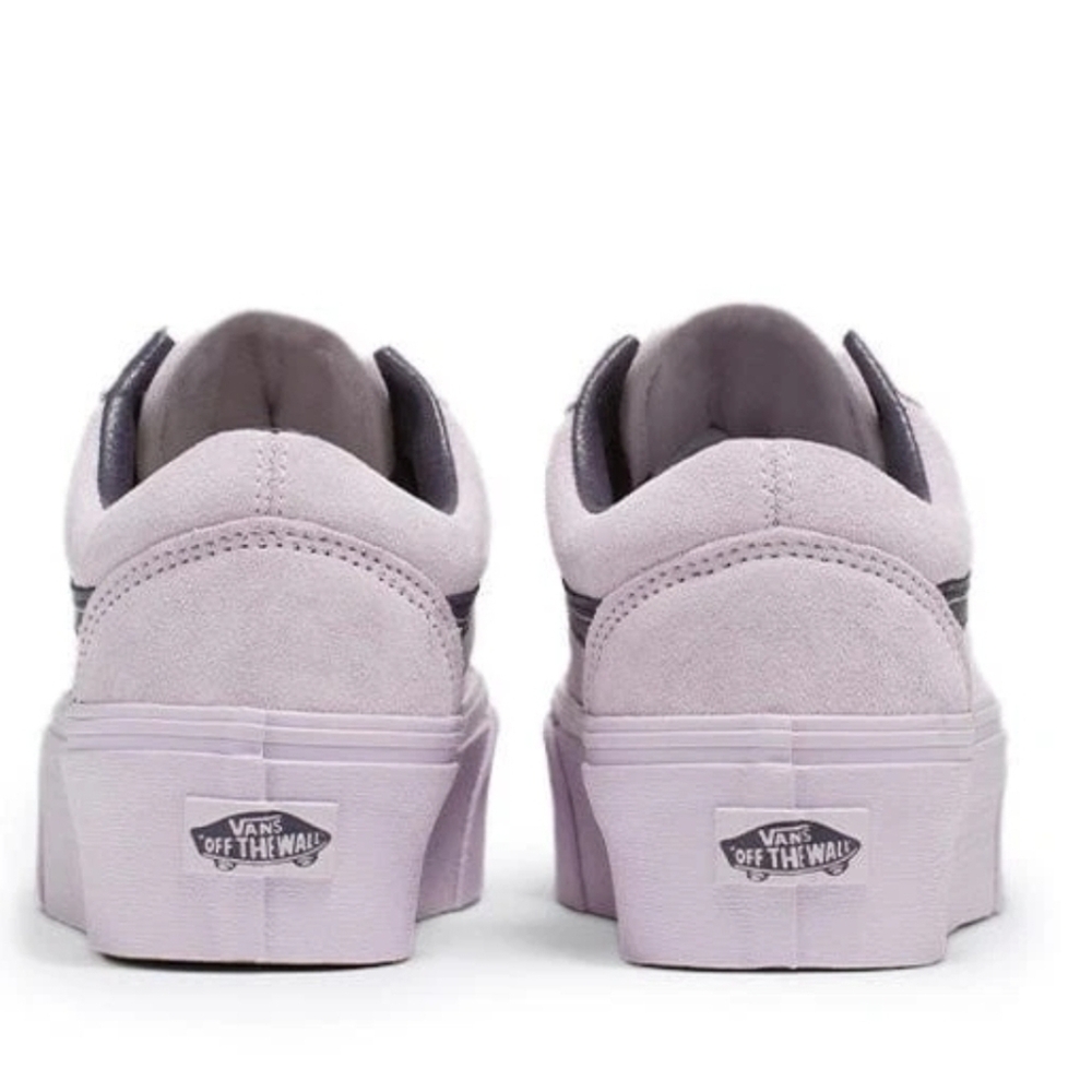 Nwot Vans Old Skool Stackform Suede Sneakers Lave… - image 3